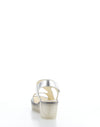 YOXA576FLY 001 SILVER Velcro Sandals